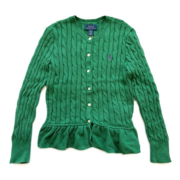 Polo Ralph Lauren Other - Polo Green Cardigan Sweater